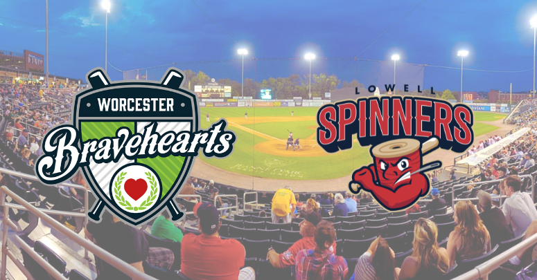 Worcester Bravehearts vs. Lowell Spinners